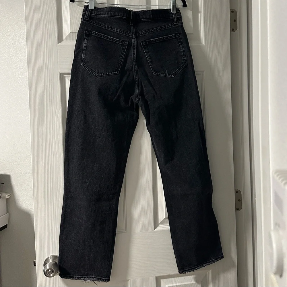 Abercrombie Dad High Rise Distressed Jeans Size 27S